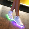 Golden / Silver LED Sneakers - Shoes - Zodeys