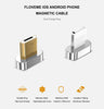 2-Connector Micro USB Magnetic Cable Charger For iPhone & Samsung - Zodeys