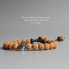 Tibetan Natural Rudraksha Seeds Lucky Bat Bracelet - Zodeys