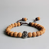 Tibetan Natural Rudraksha Seeds Lucky Bat Bracelet - Zodeys