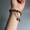 Tibetan Natural Rudraksha Seeds Lucky Bat Bracelet - Zodeys