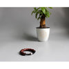 Red Sandalwood &amp Coconut Shells Om Mani Padme Hum Charm Bracelet