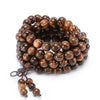 Exotic Bocote Wood 108 Beads Mala Bracelet - Zodeys