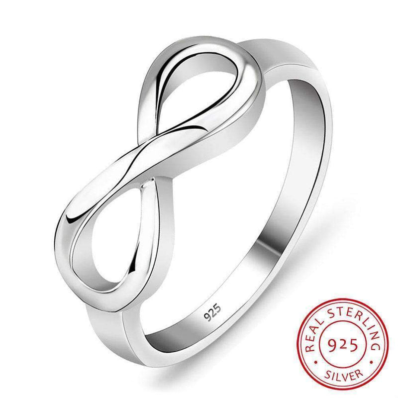 925 Sterling Silver Infinity Ring - Zodeys