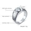 Arctic Sunrise Classic Rhinestone Silver Ring - Zodeys