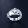 Arctic Sunrise Classic Rhinestone Silver Ring - Zodeys