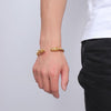 Golden Siamese Dragons Twisted Chain Bangle - Zodeys