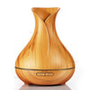 400ml Wood Grain Aroma Essential Oil Diffuser Ultrasonic Air Humidifier - Zodeys