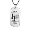 My Son Dog Tag Necklace