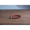 Hand-Carved Copper Vajra & Bell Natural Red Sandalwood Bracelet - Zodeys