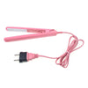 Mini Curls Hair Straightener Iron Pink Ceramic