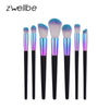 Rainbow Makeup Brushes - Professional Make Up Tools