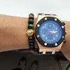 American Lion Natural Stone Tiger Eye Bracelet - Zodeys