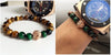 American Lion Natural Stone Tiger Eye Bracelet - Zodeys
