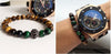 American Lion Natural Stone Tiger Eye Bracelet - Zodeys