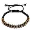 Haute Couture Downtown Dallas Rhinestone Macrame Bracelet - Zodeys