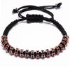 Haute Couture Downtown Dallas Rhinestone Macrame Bracelet - Zodeys