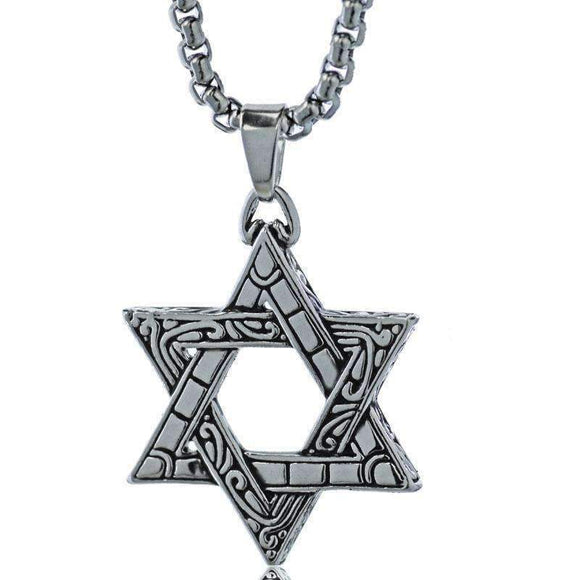Star of David Vintage Pendant Necklace