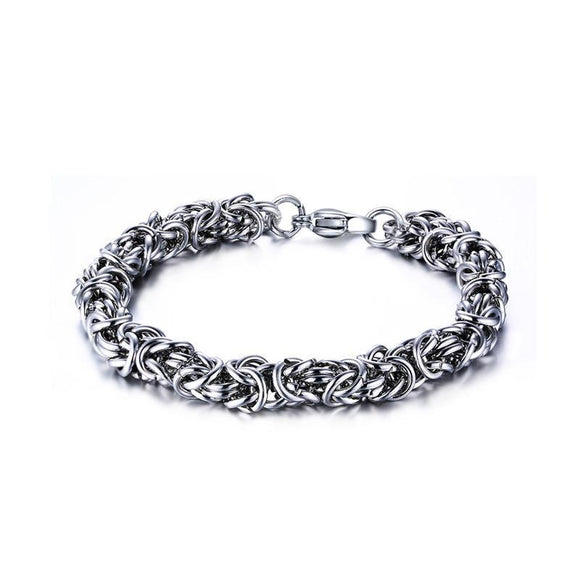 Twisted Singapore Chain Konvict Bracelet - Zodeys