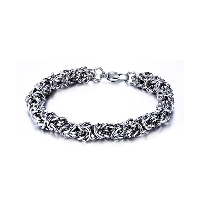 Twisted Singapore Chain Konvict Bracelet - Zodeys