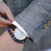Blue Turquoise Tiger Headed Beaded Bracelet - Zodeys