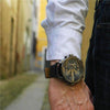 Large & Heavy Rose Gold & Full-Steel Watch - Zodeys