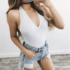 Hanging Neck Backless Sexy Bodysuit - Zodeys
