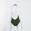 Hanging Neck Backless Sexy Bodysuit - Zodeys