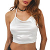 Satin Camis Party Tank Top