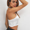 Satin Camis Party Tank Top
