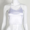 Satin Camis Party Tank Top