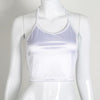 Satin Camis Party Tank Top