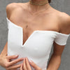 2017 Summer 100% Cotton Cold Shoulder T Shirt - Zodeys