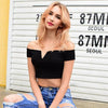 2017 Summer 100% Cotton Cold Shoulder T Shirt - Zodeys