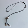 Tibetan White Copper Bat/Dragon Longevity Amulet Necklace - Zodeys
