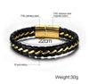 Dark Knight Leather Bracelet - Zodeys