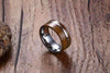 Polished Tungsten Carbide Wood Ring - Zodeys