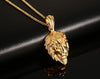 Gold Lion Head Pendant Necklace - Zodeys