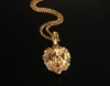 Gold Lion Head Pendant Necklace - Zodeys