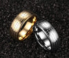 Lucky Buddhist Engraved Tungsten Ring - Zodeys