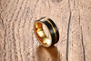 Gold River Black Tungsten Carbide Ring - Zodeys