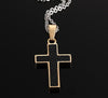 Onyx Black Cross Necklace