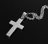 Onyx Black Cross Necklace