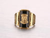 Polished Gold Walton Tigers Ring - Zodeys