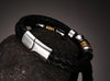 Double Braided Genuine Leather Stainless Steel Bracelet - Zodeys