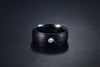 Midnight Dash Matte Black Ring