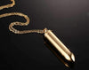 Silver Bullet Pendant Necklace