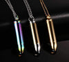 Silver Bullet Pendant Necklace