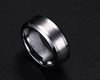 Matte Finished Silver Tungsten Carbide Ring - Zodeys