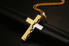 Jagged Edge Double Cross Bible Prayer Necklace - Zodeys